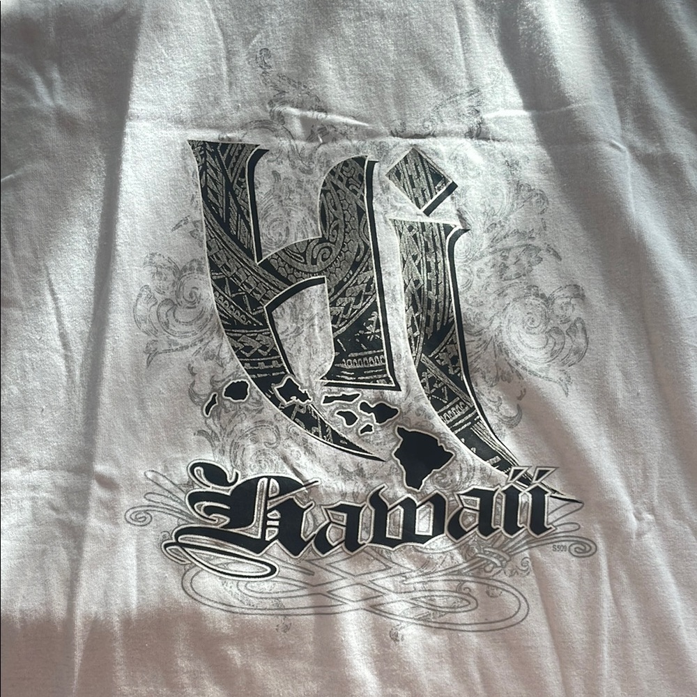 Fruit of the Loom White Hawaii Tee